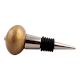Golden Solid Ceramic Wine Stopper